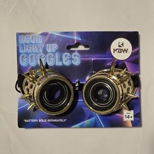Steam punk style light up goggles for costumes